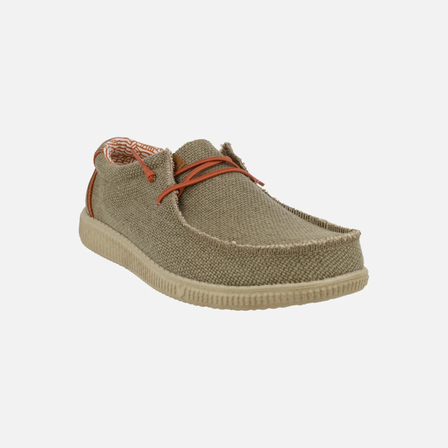Zapatos wallabi para hombre en tejido lona y serraje WP150 Steve - Image 8