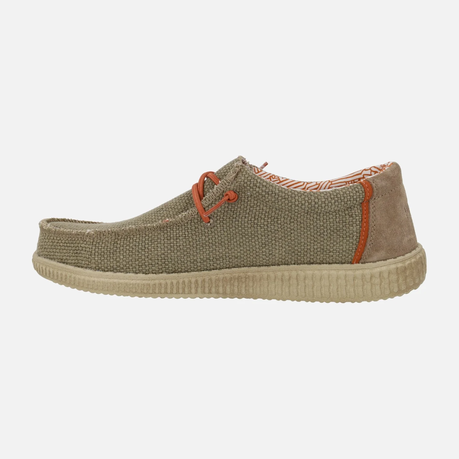 Zapatos wallabi para hombre en tejido lona y serraje WP150 Steve - Image 9