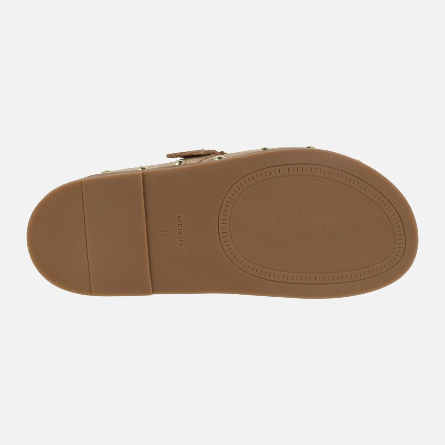 Zuecos Alive de serraje con detalle de hebilla lateral y tachas doradas - Image 12