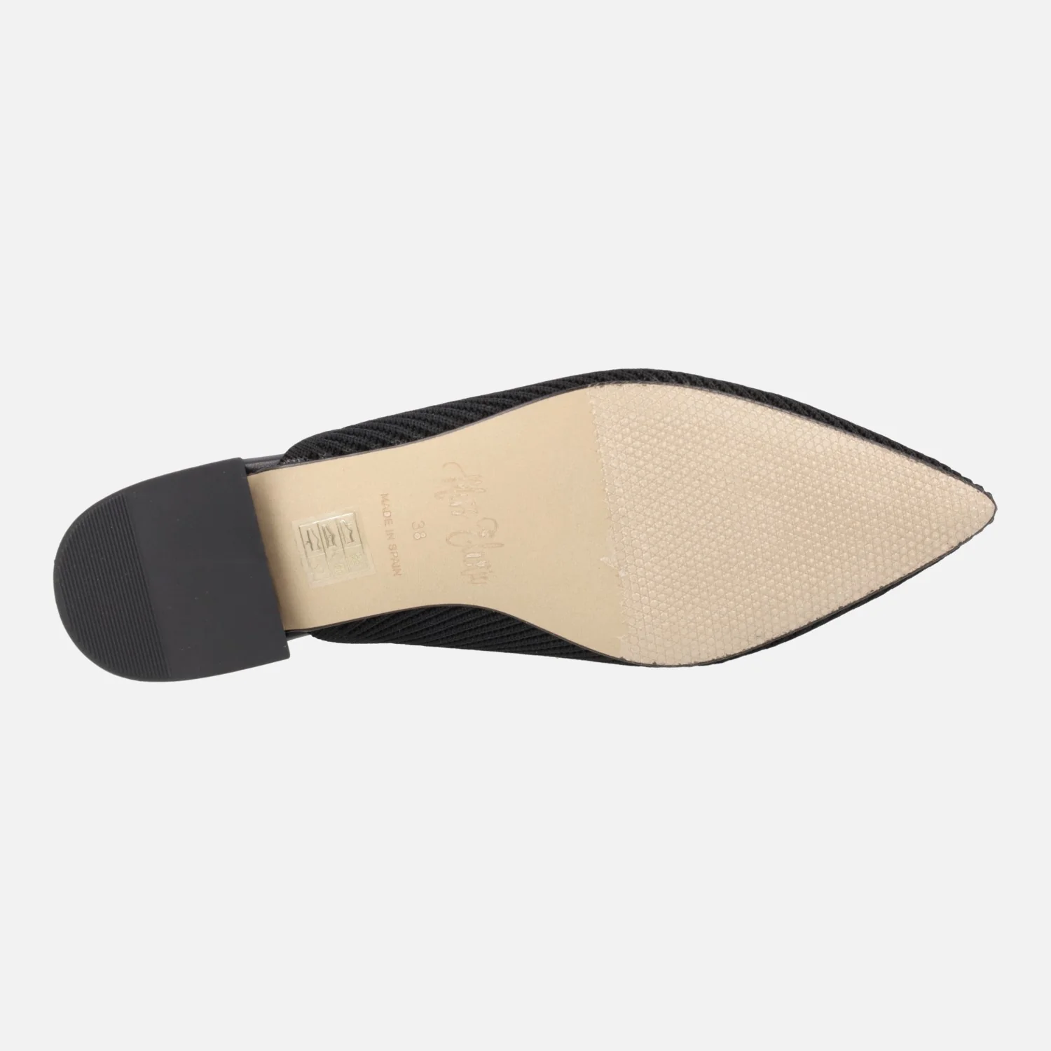 Zuecos bajos para mujer en tejido licra - Image 5