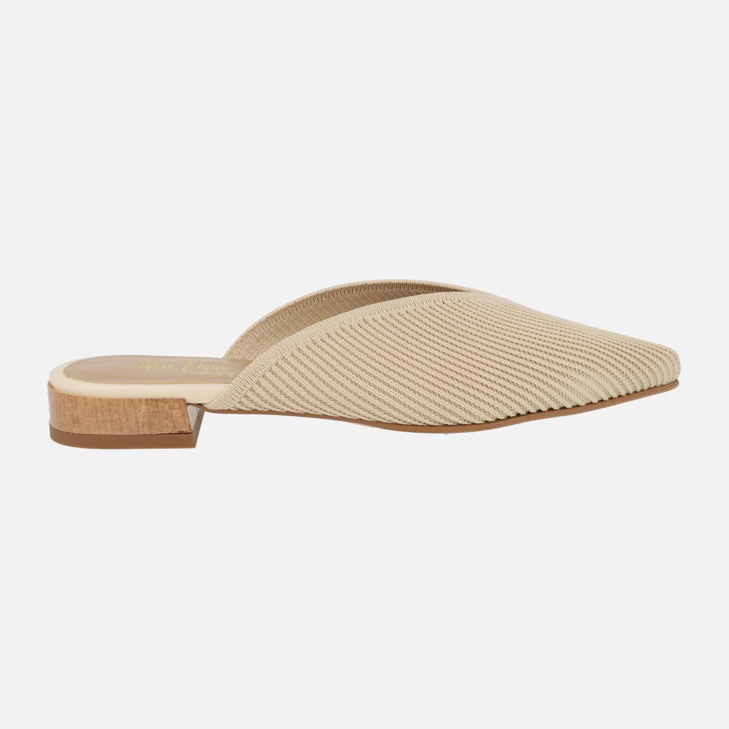 Zuecos bajos para mujer en tejido licra - Image 6