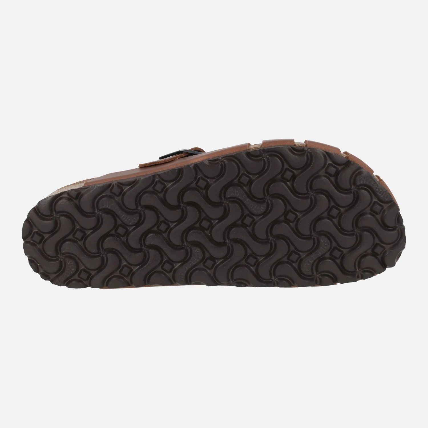 Zuecos de piel engrasada para mujer con hebilla ajustable - Image 12