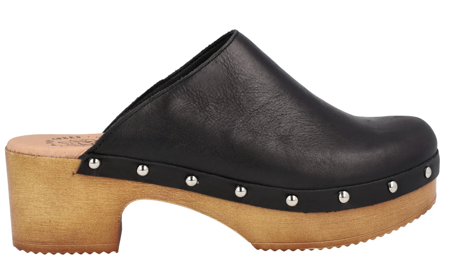 Zuecos de piel para mujer con tachas Help the trees - Image 11