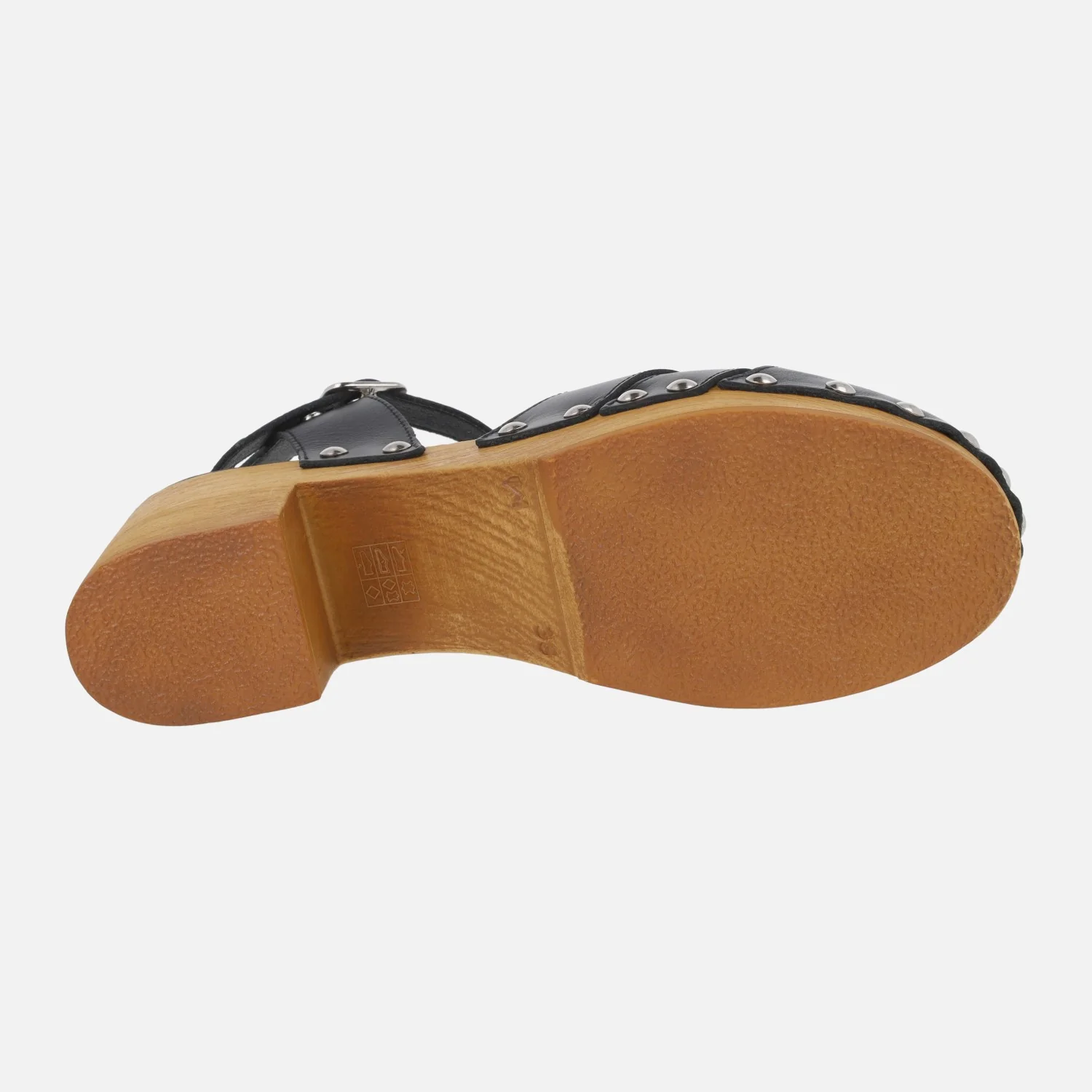 Zuecos de tacón con pulsera al tobillo y tachas - Image 6