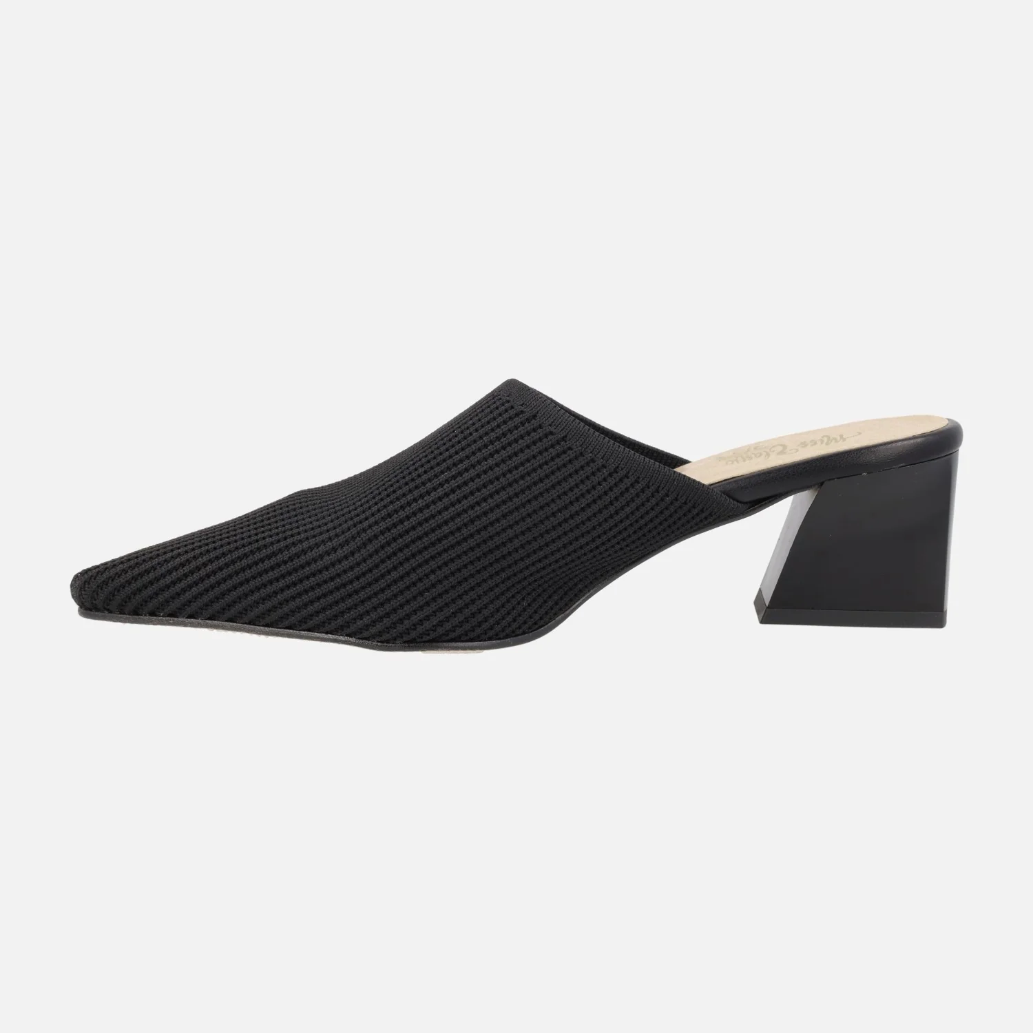 Zuecos de tacón con punta afilada en tejido lycra - Image 8