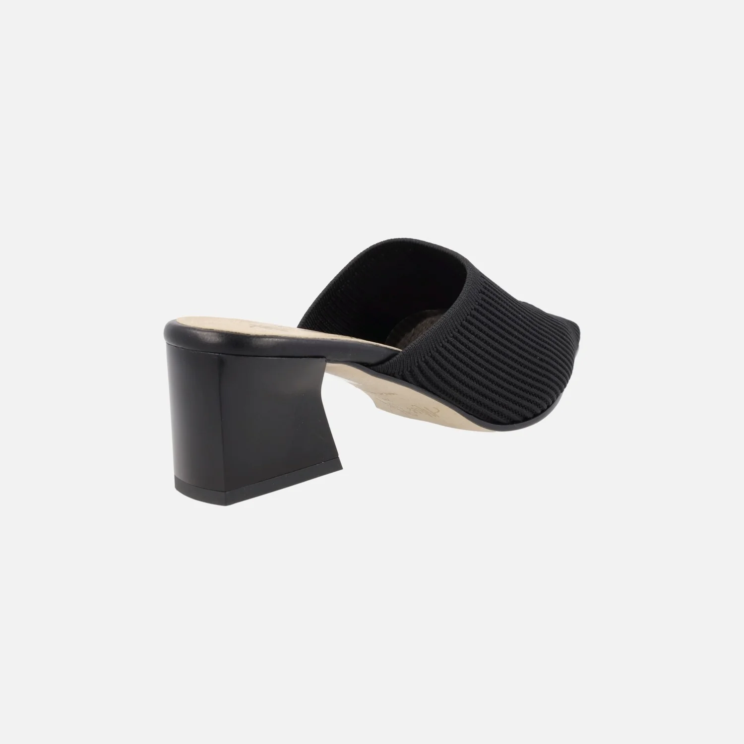 Zuecos de tacón con punta afilada en tejido lycra - Image 9